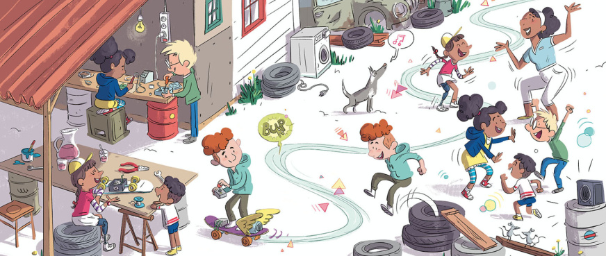 Illustration de "Ada & Zangemann"